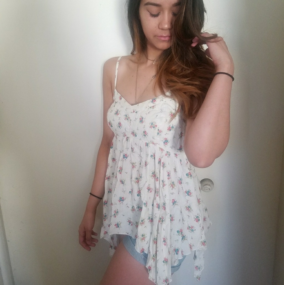 Mudd floral tank